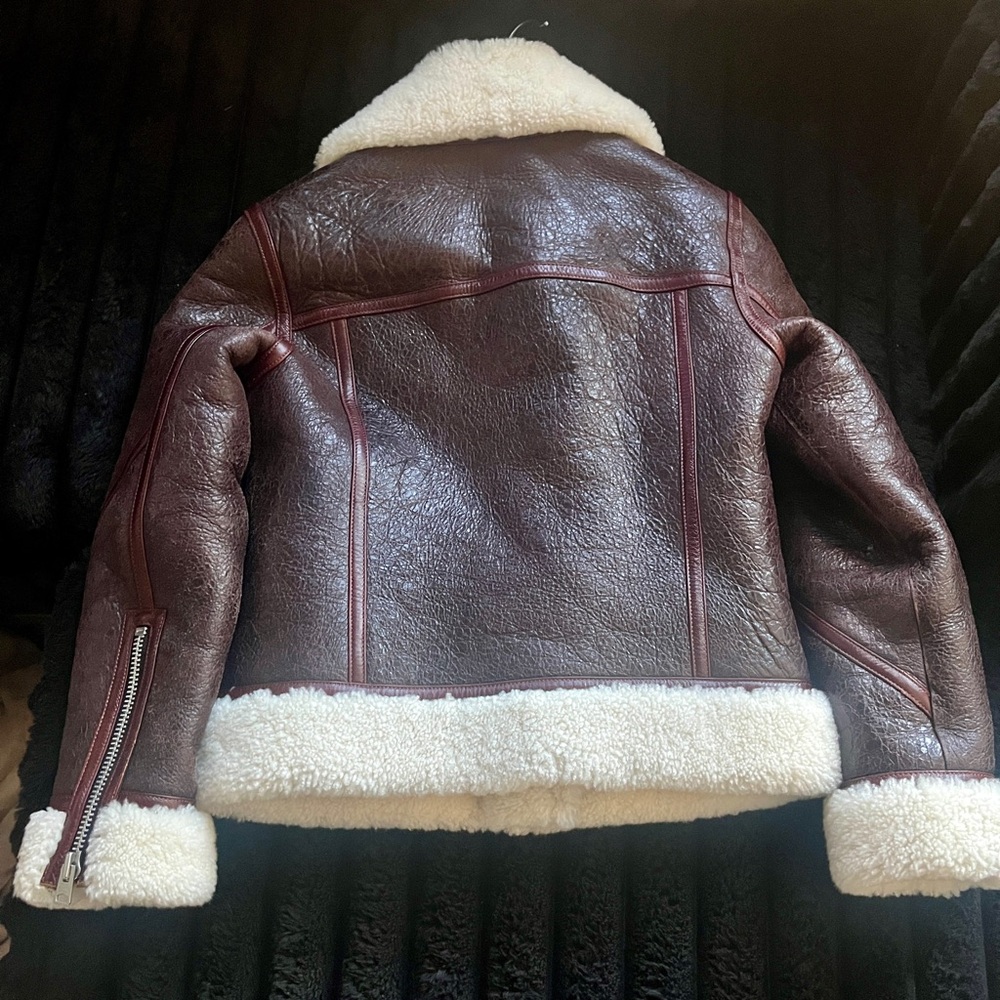 Allsaints Shearling Leather Jacket - image 2